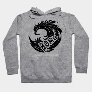 Huge Wave Surfing - Bomb Surfer Hoodie